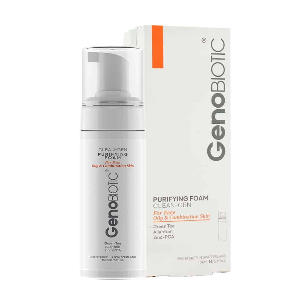 فوم شستشوی صورت مناسب پوست چرب و مختلط ژنوبایوتیک 150 میلی‌لیتر GenoBiotic — تصویر ۲