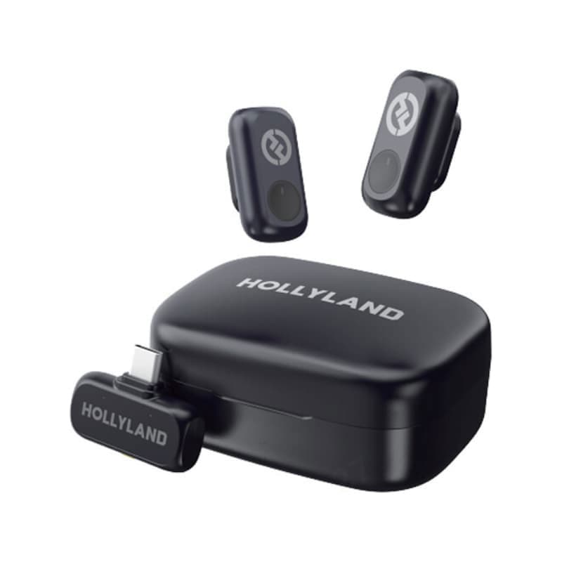 میکروفون یقه ای بی سیم Hollyland LARK A1 Duo 2-Person Wireless Microphone — تصویر ۸