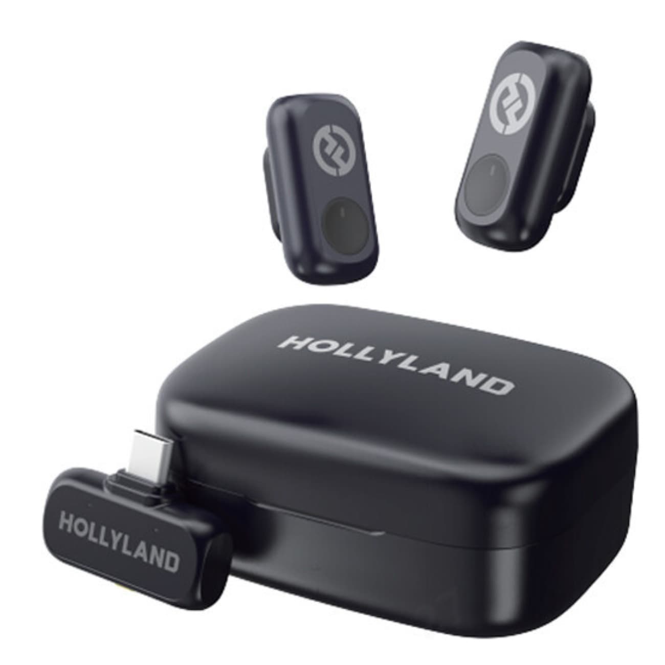 میکروفون یقه ای بی سیم Hollyland LARK A1 Duo 2-Person Wireless Microphone — تصویر ۲