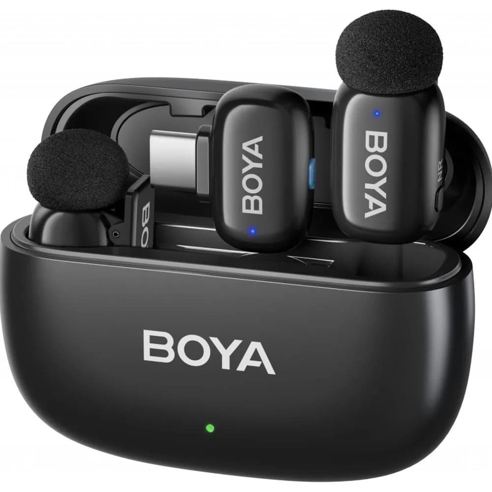 میکروفون یقه ای بی سیم بویا Boya Mini 14 Wireless Microphone type-c — تصویر ۲