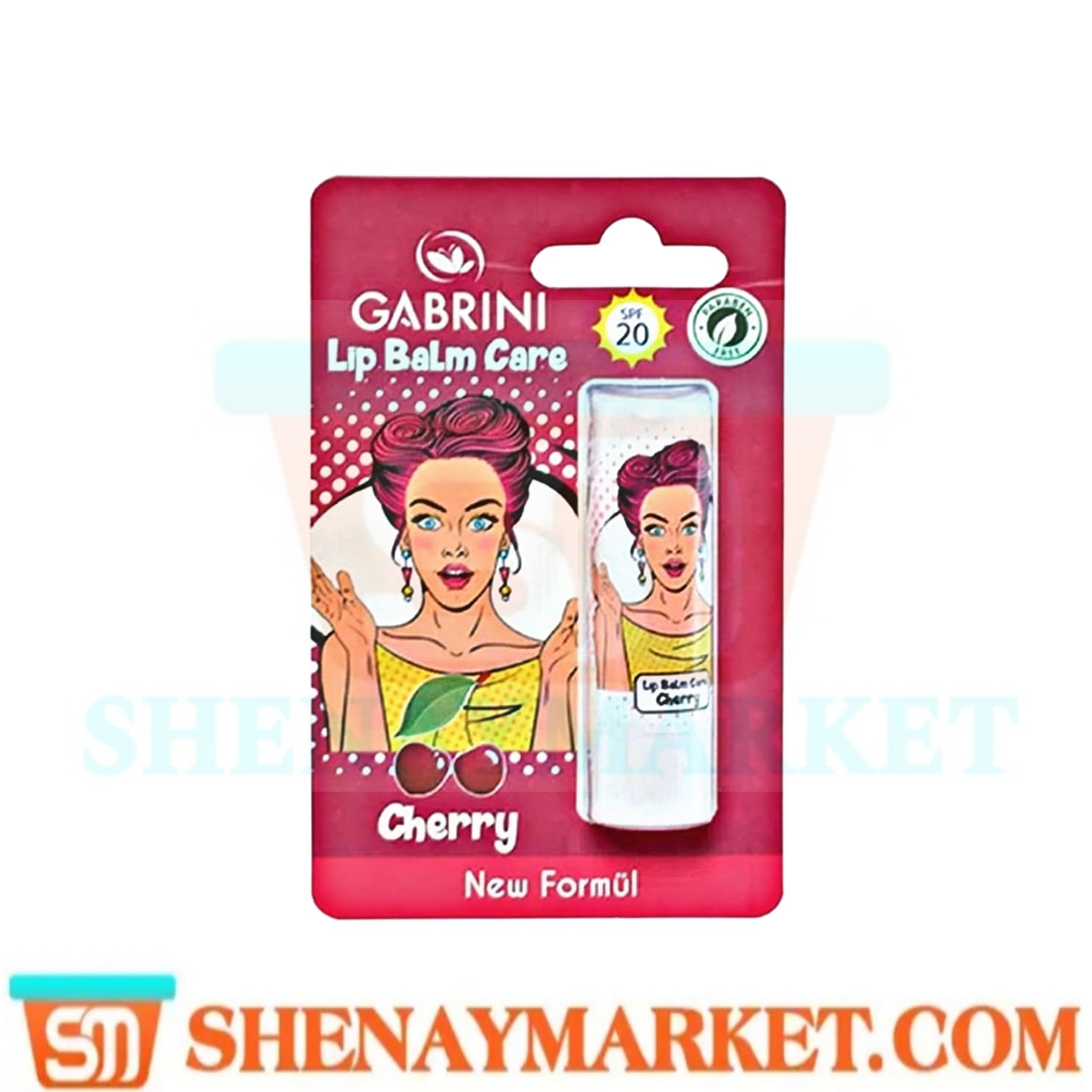 بالم لب گابرینی اصل با رایحه گیلاس Cherry با spf 20 حجم 5 گرم — تصویر ۹