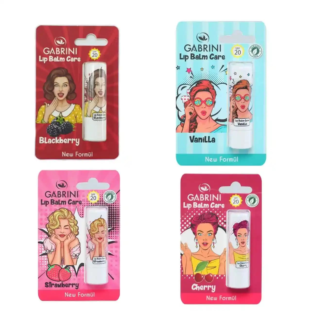 بالم لب گابرینی اصل با رایحه گیلاس Cherry با spf 20 حجم 5 گرم — تصویر ۷