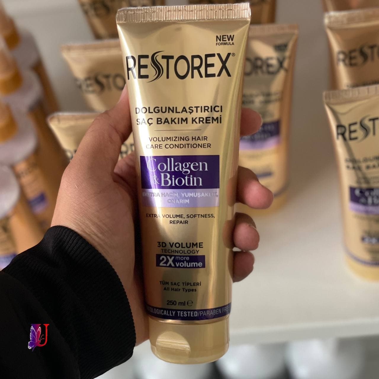ماسک مو رستورکس RTSTOREX حاوی کلاژن و بیوتین حجم 250 میل — تصویر ۹