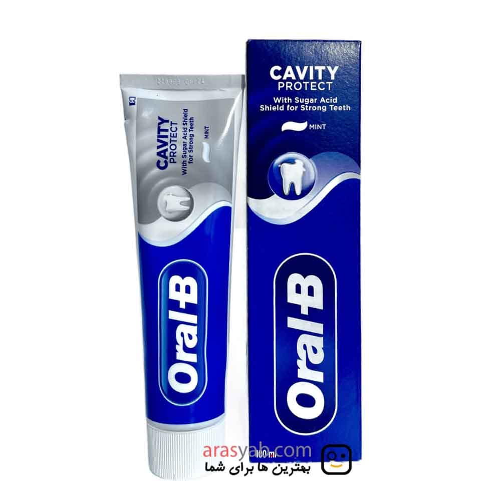 خمیر دندان Cavity protect اورال بی Oral-b حجم 100 میل — تصویر ۵