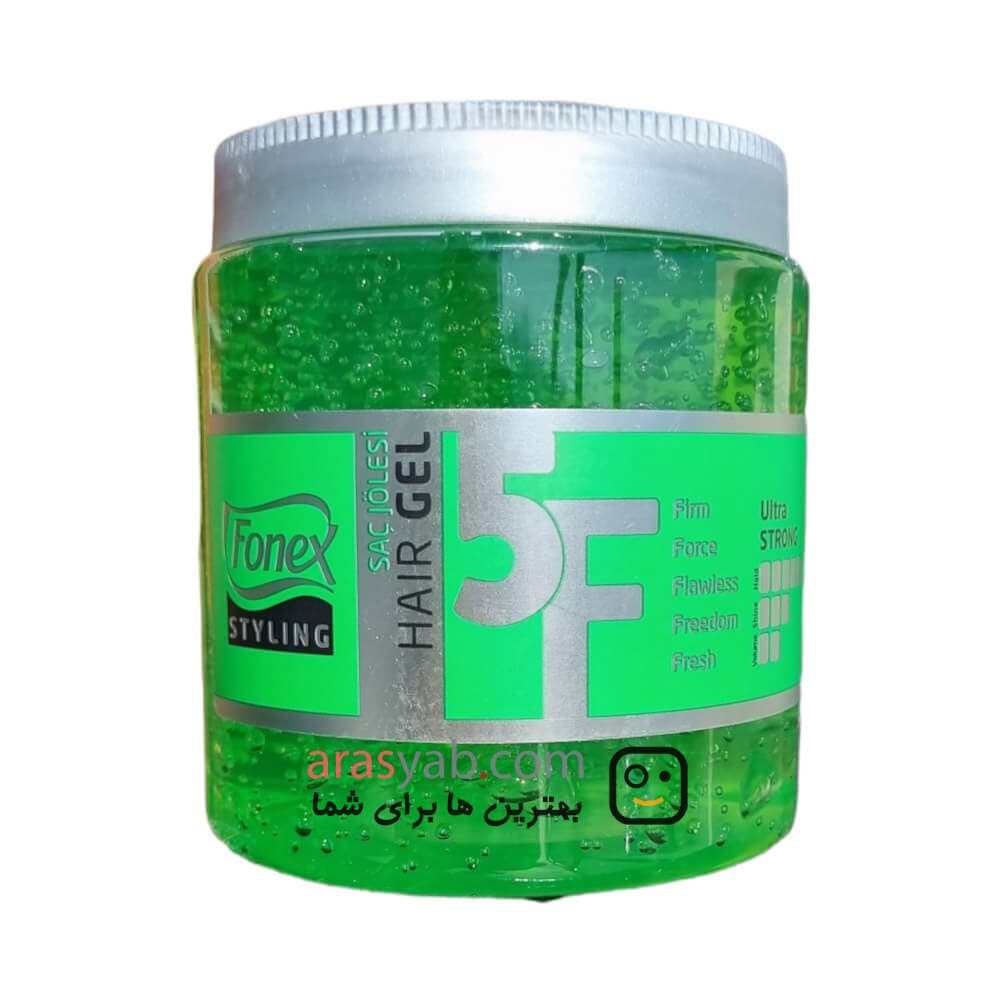 ژل مو فونکس سبز مدل ULTRA STRONG حجم 700 میل