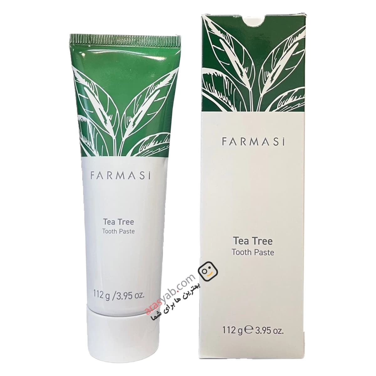 خمیر دندان فارماسی Farmasi حاوی روغن درخت چای و نعنا Tee Tree حجم 112 میل — تصویر ۲