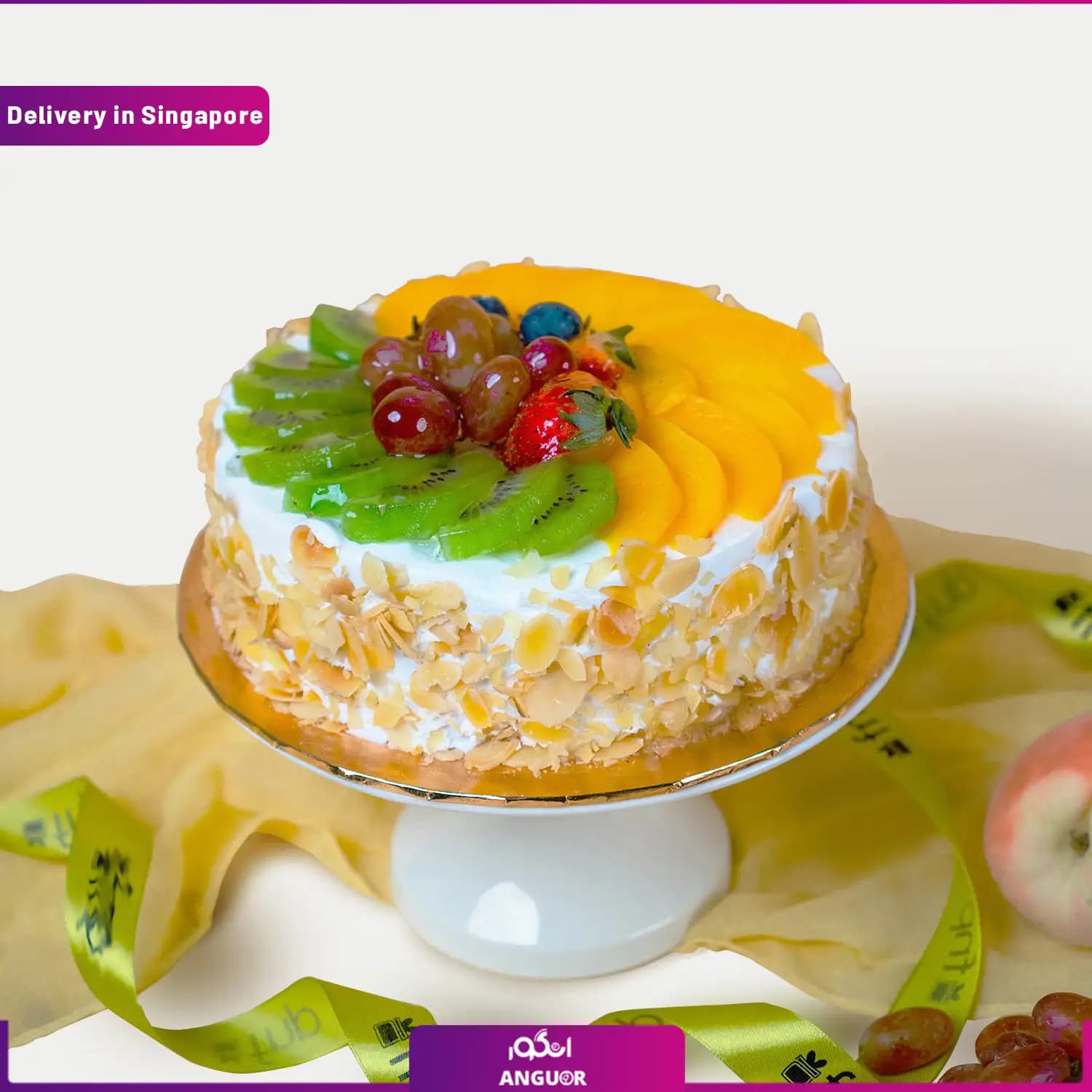 کیک میوه ای 5 نفره (سنگاپور)