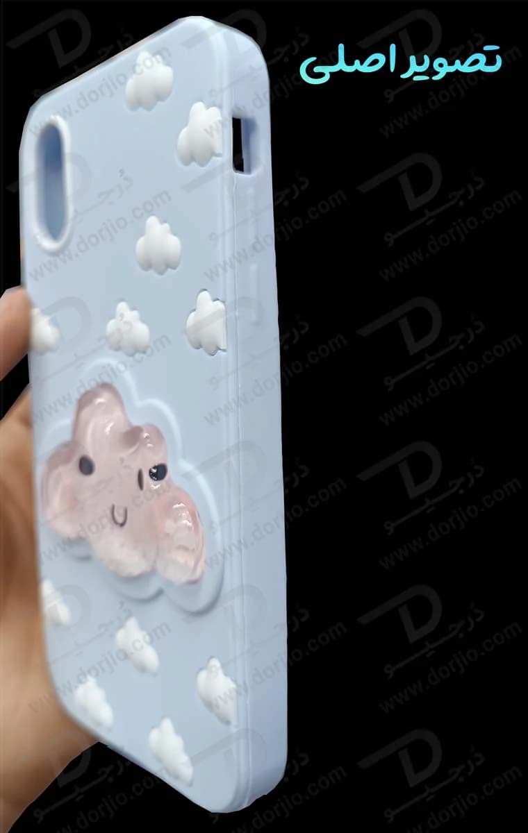 گارد سیلیکونی طرح برجسته ابری آکواریومی iPhone X — تصویر ۱۲