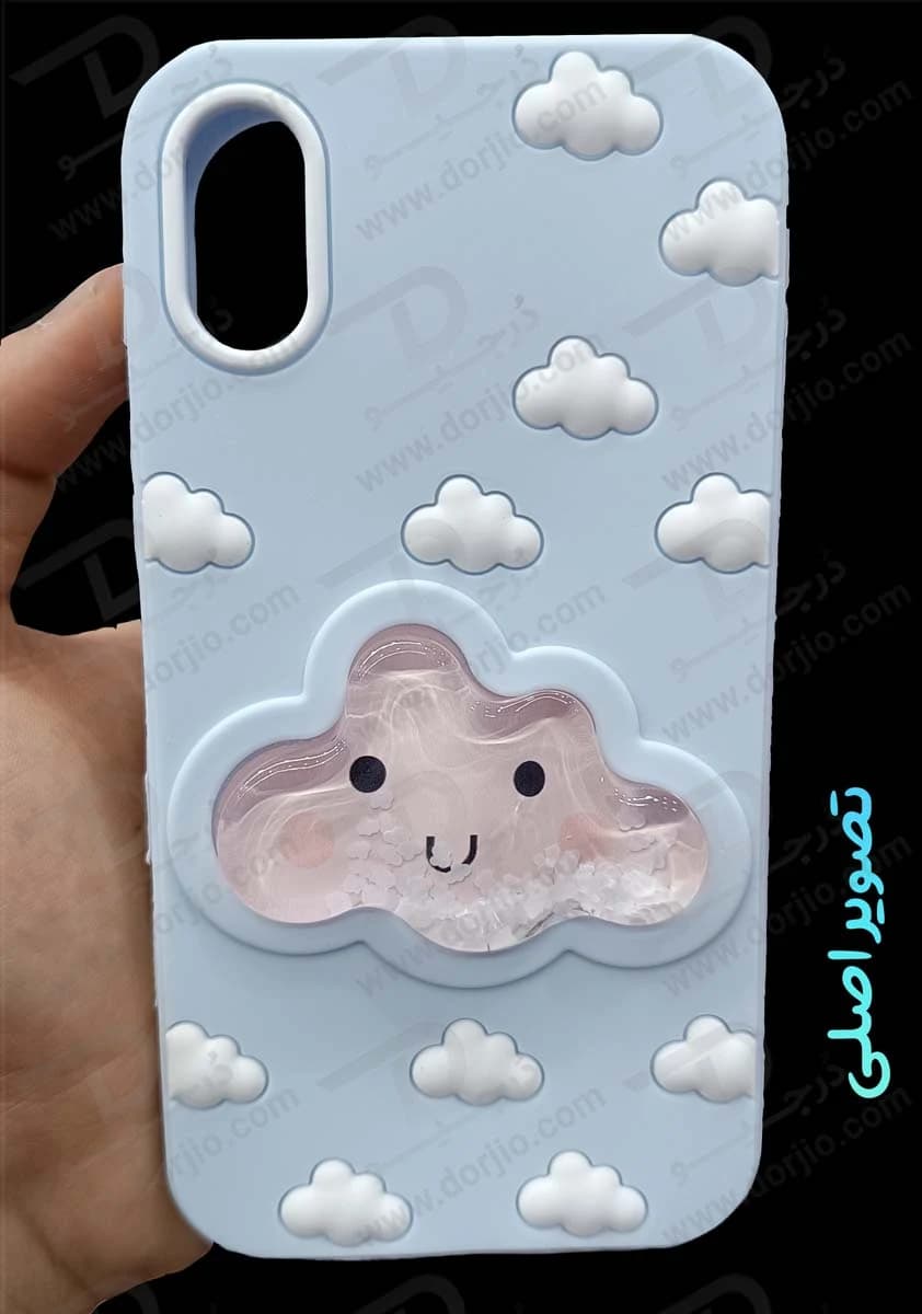 گارد سیلیکونی طرح برجسته ابری آکواریومی iPhone X — تصویر ۱۱