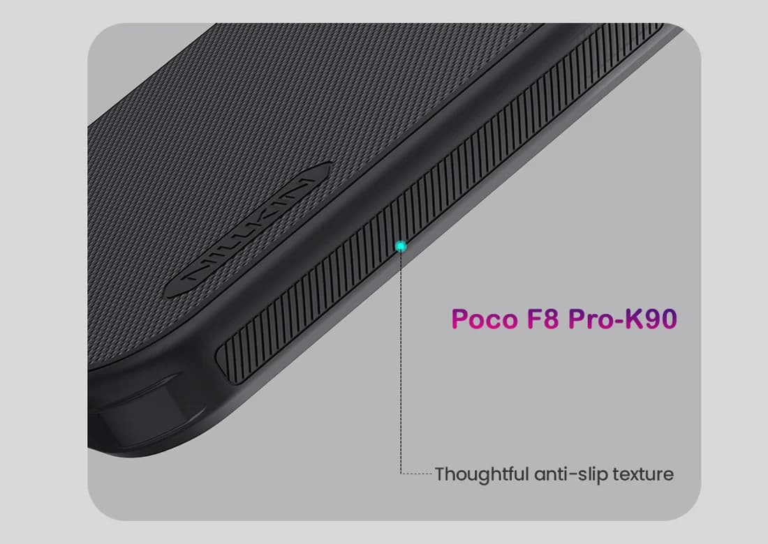 قاب ضدضربه مگنتی Redmi K90 مارک نیلکین مدل Super Frosted Shield Pro Magnetic — تصویر ۸