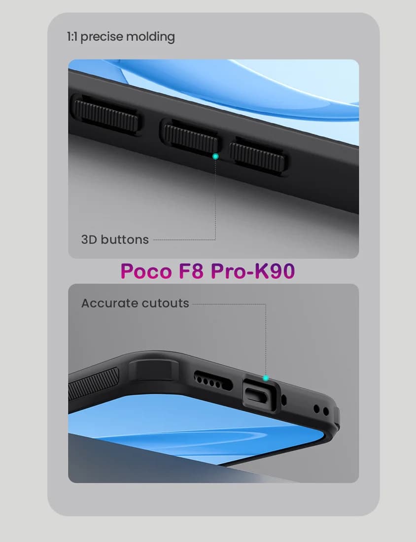 قاب ضدضربه مگنتی Redmi K90 مارک نیلکین مدل Super Frosted Shield Pro Magnetic — تصویر ۷