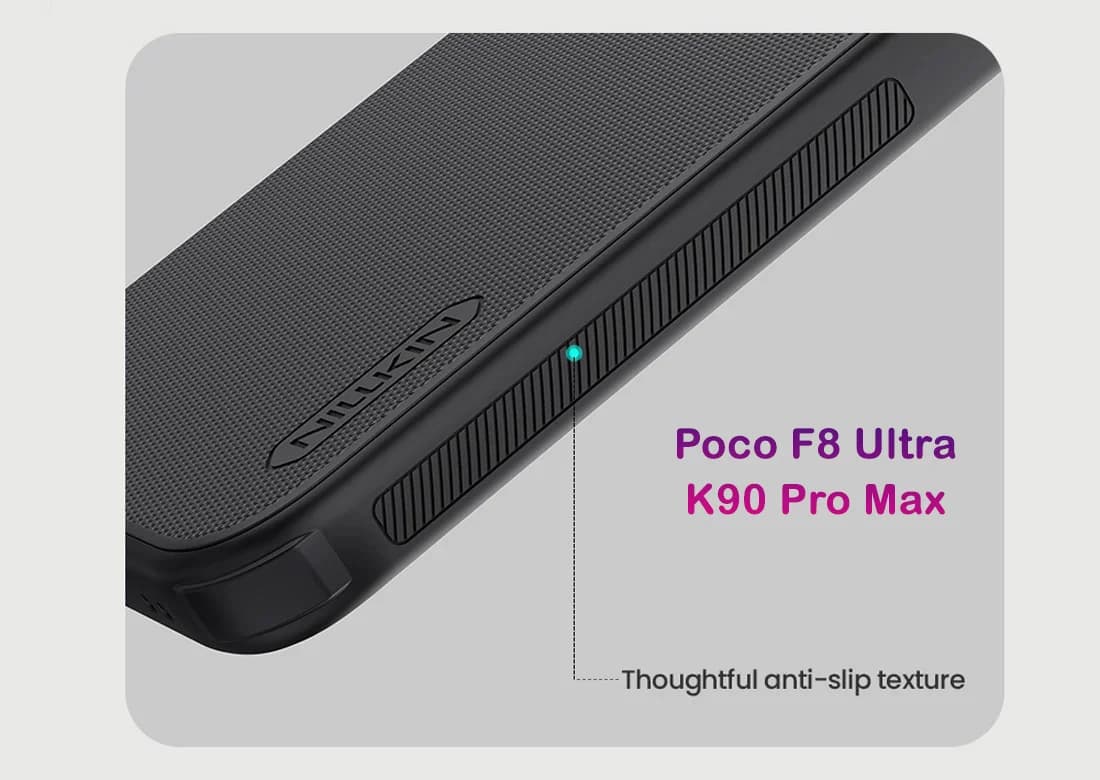 قاب ضدضربه Poco F8 Ultra مارک نیلکین مدل Super Frosted Shield Pro — تصویر ۷