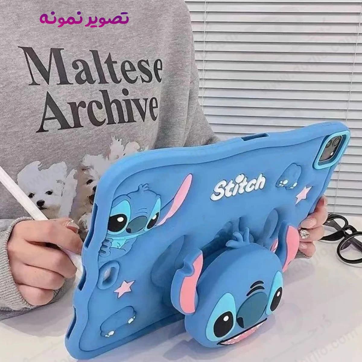 قاب سیلیکونی فانتزی تبلت iPad 10.9 2022 | طرح استیج Stitch — تصویر ۸