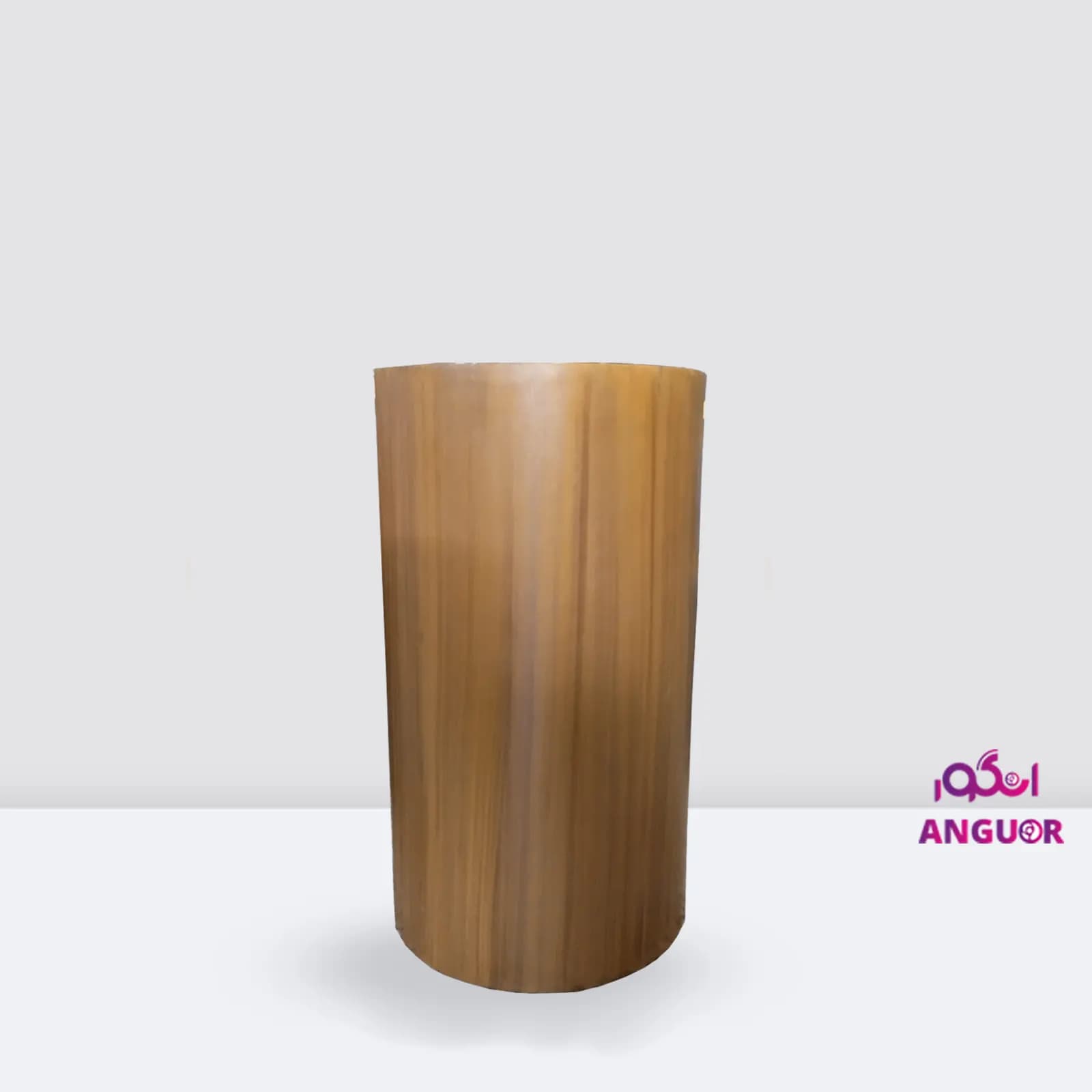 گلدان فایبر گلاس طرح چوب ( 75 سانتی متری)
