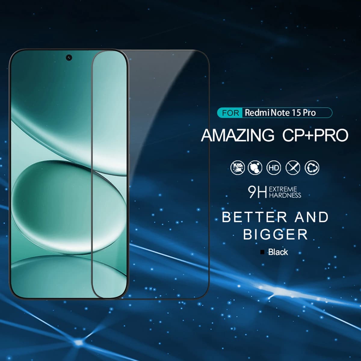 گلس شیشه ای Xiaomi Redmi Note 15 Pro 5G مارک نیلکین مدل CP+PRO — تصویر ۹