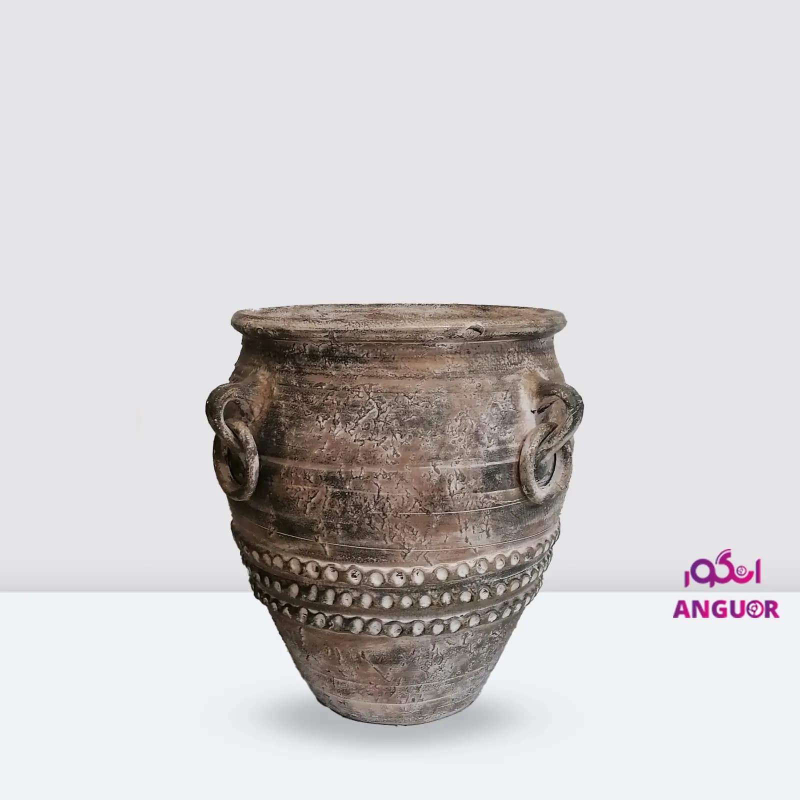 گلدان سفالی ساده (50 سانتی متری) — تصویر ۲