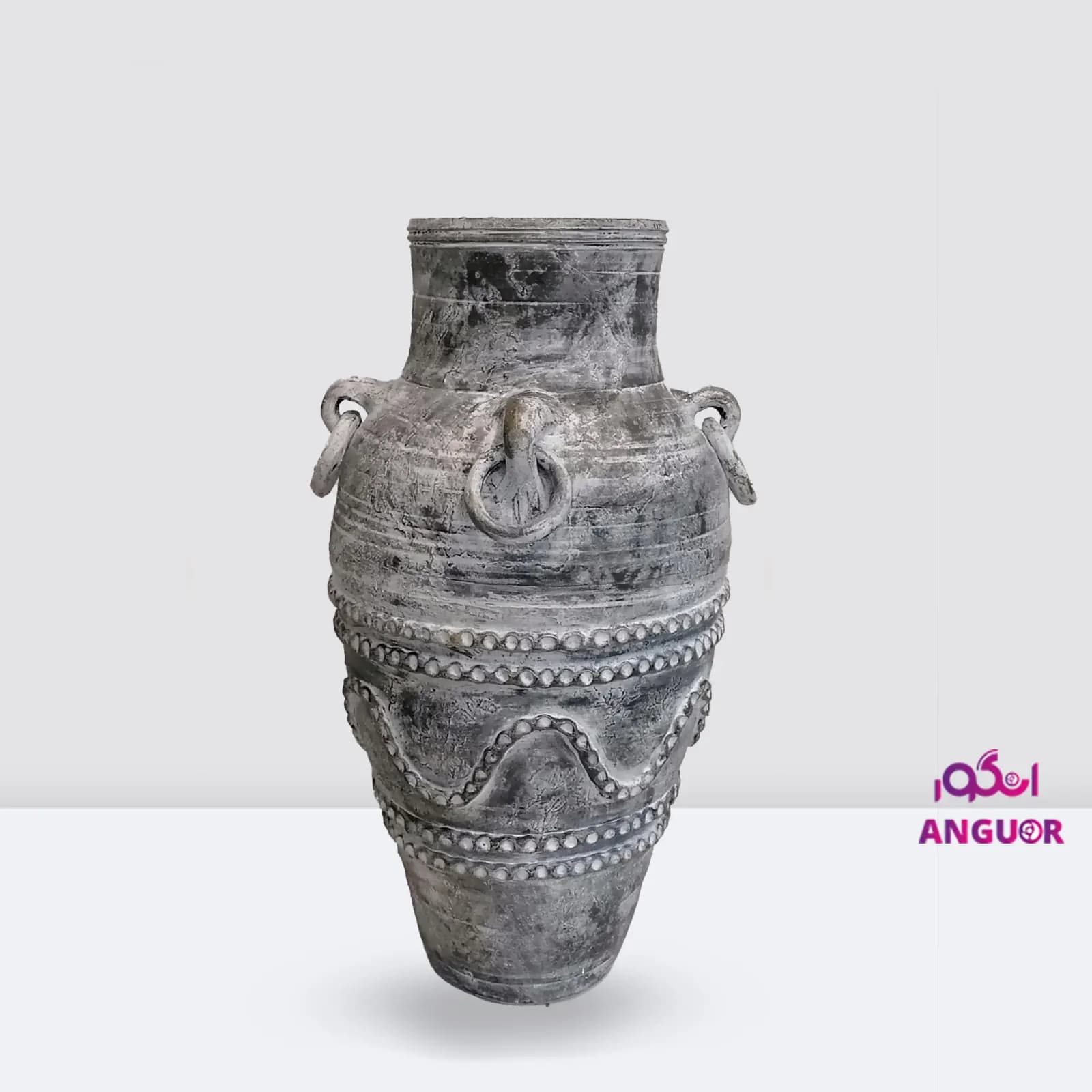گلدان سفالی ساده (100 سانتی متری)