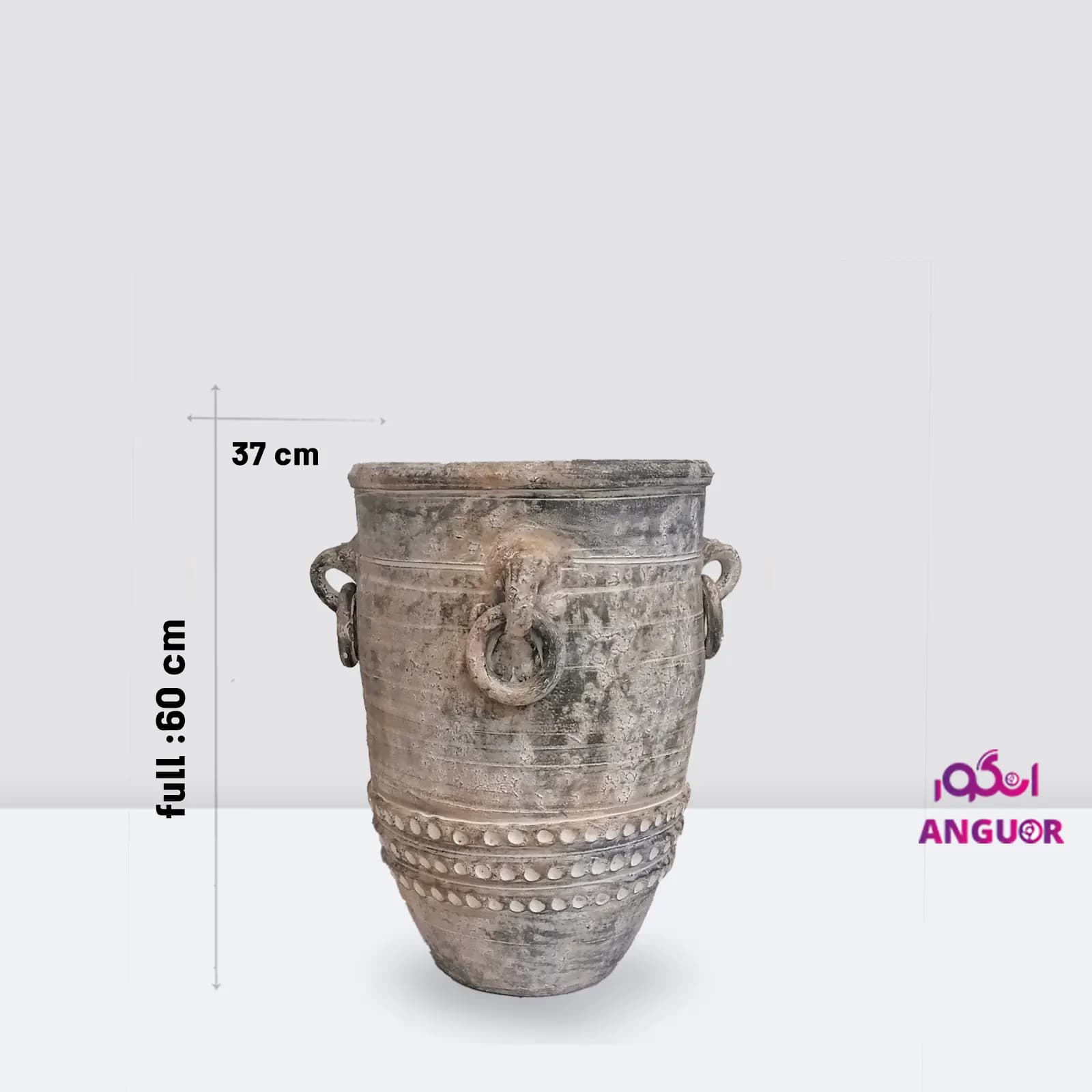 گلدان سفالی گوشواره دار — تصویر ۵
