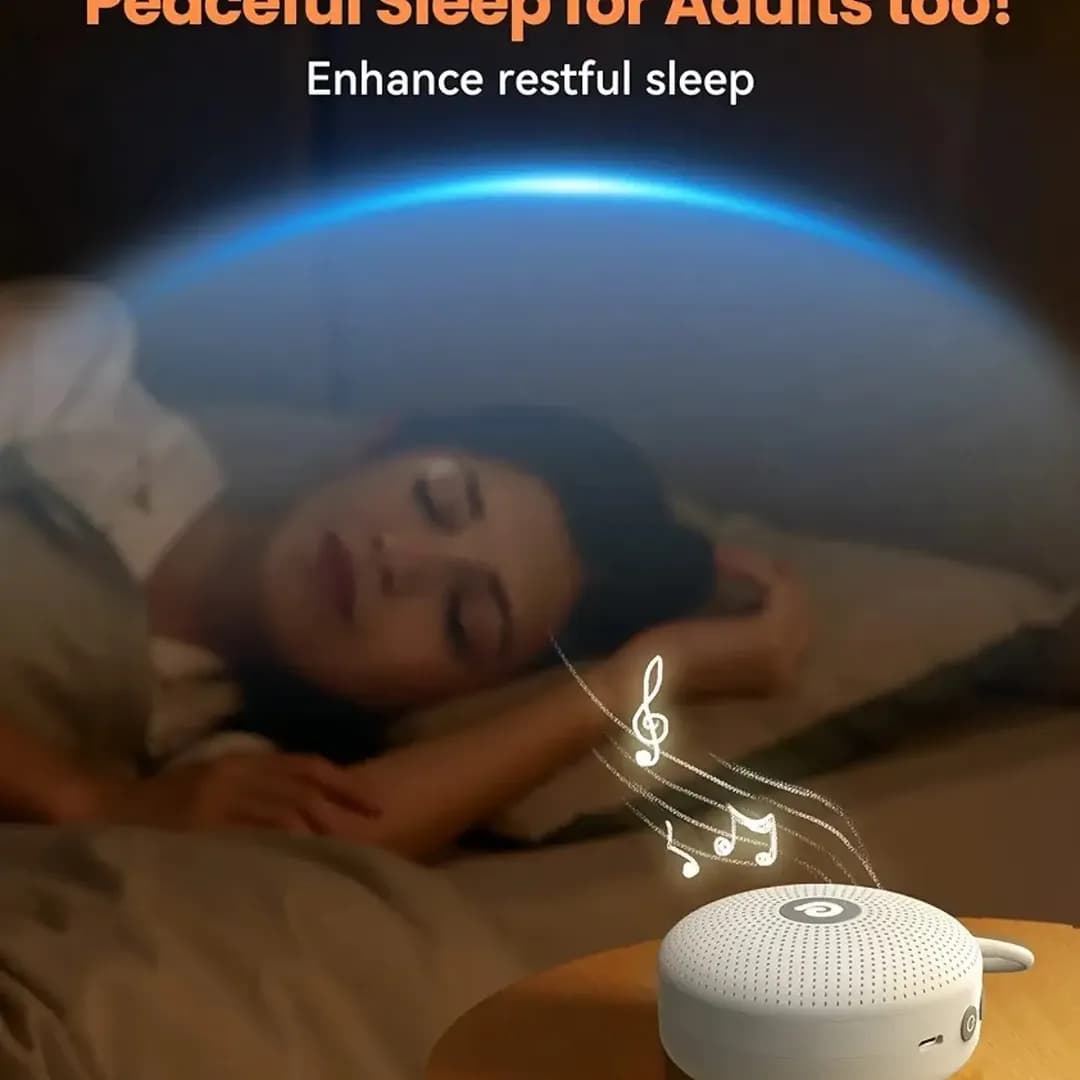 دستگاه نویز سفید خواب کودک (شارژی)برند Dreamegg صدای ارام بخش اورجینال امازون المان — تصویر ۷