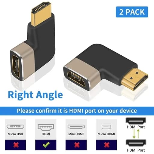 مبدل HDMI نر و ماده 8K با روکش طلای 24 عیار برندDuttek اورجینال امازون المان — تصویر ۸