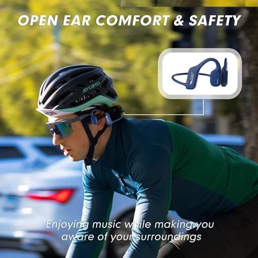 هدفون ورزشی (استخوانی) برند OPEN EAR ضد اب تا عمق 2متر اورجینال امازون المان — تصویر ۷