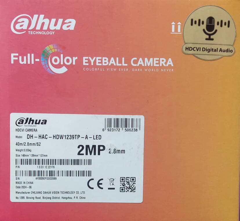 دوربین مداربسته داهوا مدل HDW1239T(-A)-LED — تصویر ۳