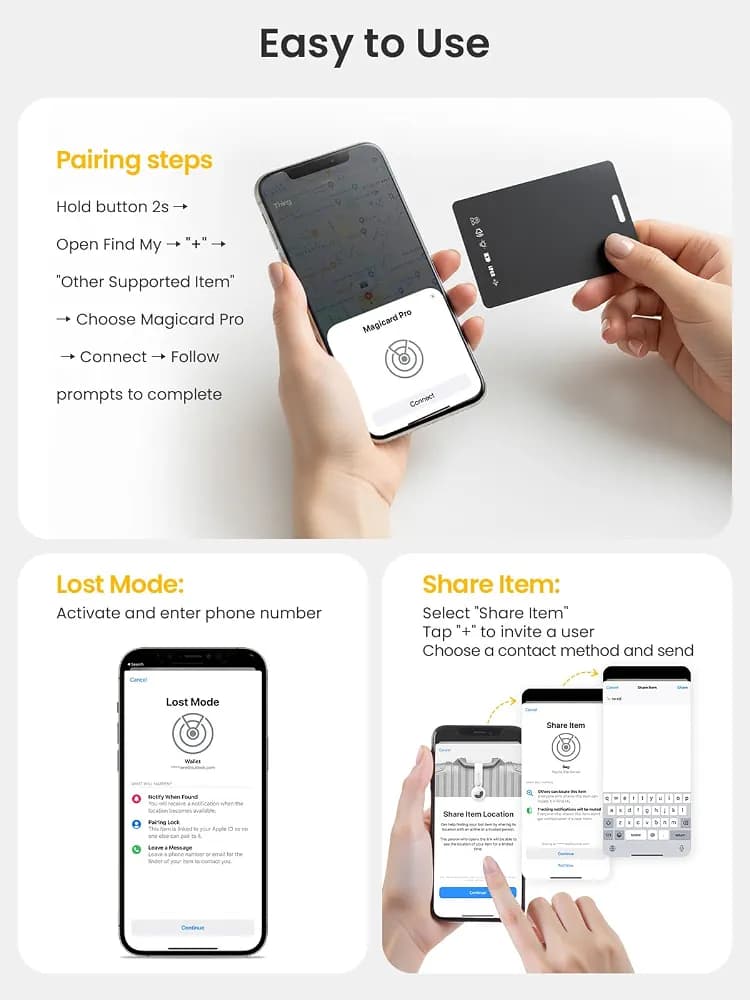 کارت ردیاب GPS فقط برای ISO خودرو . کیف پول و مدارک اورجینال امازون المان(ارسال رایگان⭐ — تصویر ۹