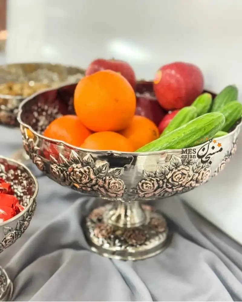 سرویس پذیرایی گلسا کروم دورنگ — تصویر ۹