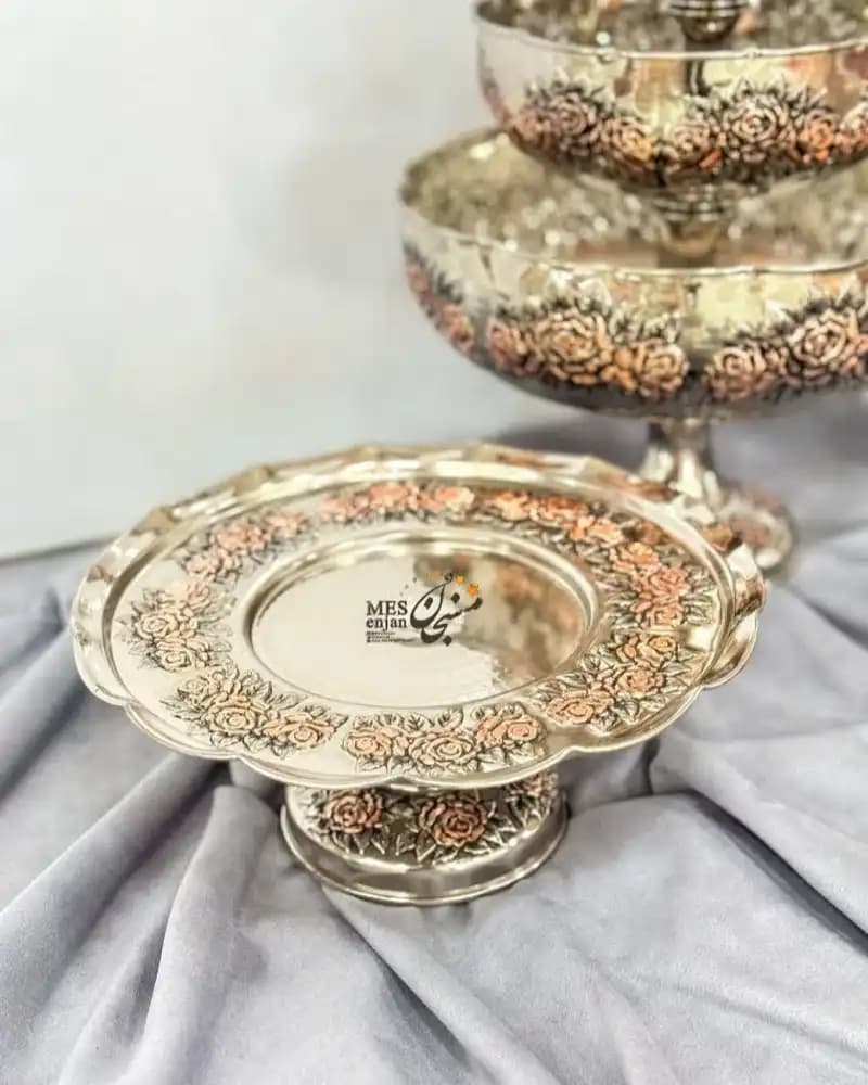 سرویس پذیرایی گلسا کروم دورنگ — تصویر ۱۲