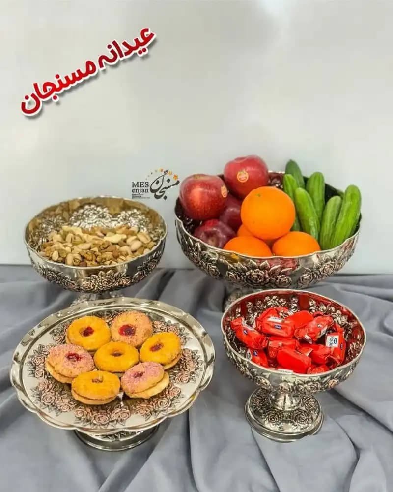 سرویس پذیرایی گلسا کروم دورنگ — تصویر ۷