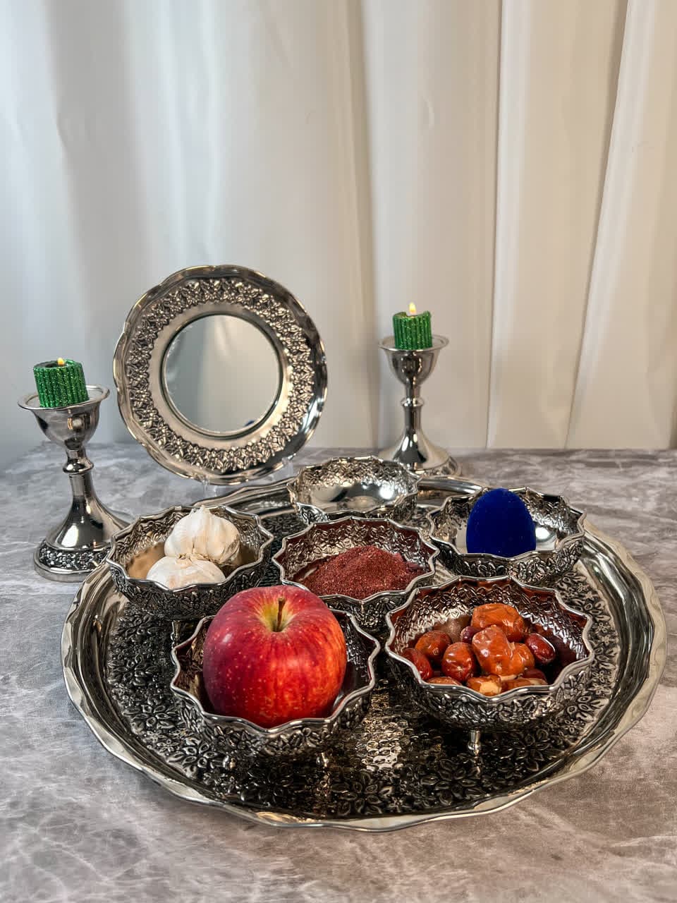 هفت سین ریزگل کروم
