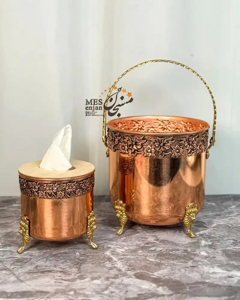 سطل و جا دستمالی فاخر — تصویر ۴