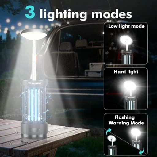 پشه کش برقی و شارژی همراه با چراغ LED اورجینال امازون المان — تصویر ۱۱