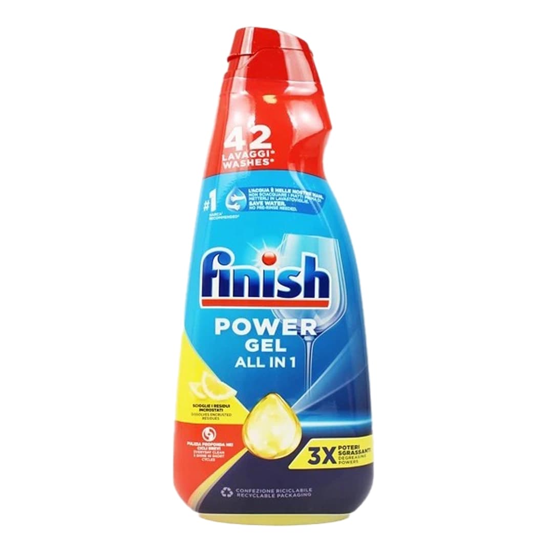 ژل ماشین ظرفشویی فینیش مدل 3X limon وزن 940 گرم - پاکینو