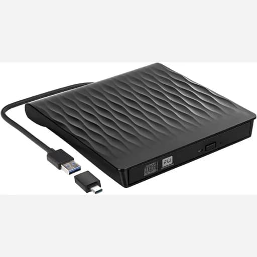 دی وی دی رایتر اکستنرالUSB3 نوع C اورجینال امازون المان — تصویر ۶