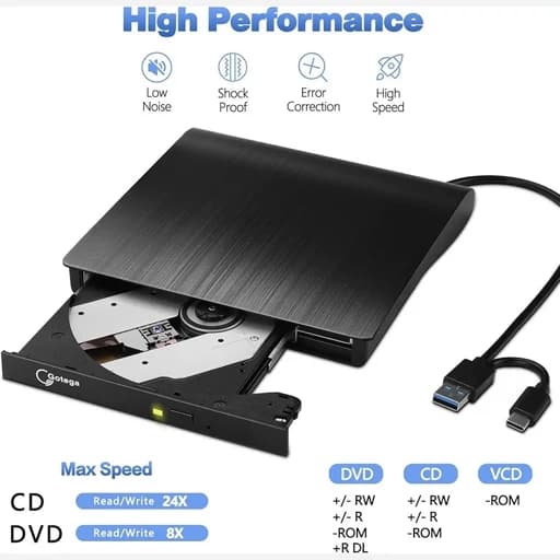 درایو دی وی دی اکسترنالDVD برند POP.UP اورجینال امازون المان — تصویر ۵