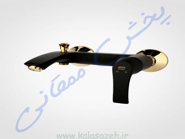 شیرآلات راسان مدل لوتوس مشکی — تصویر ۴