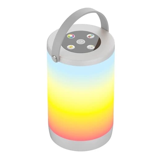 چراغ شارژی RGB لمسی با نورسفید و رقص نور ابشاری اورجینال امازون المان — تصویر ۵