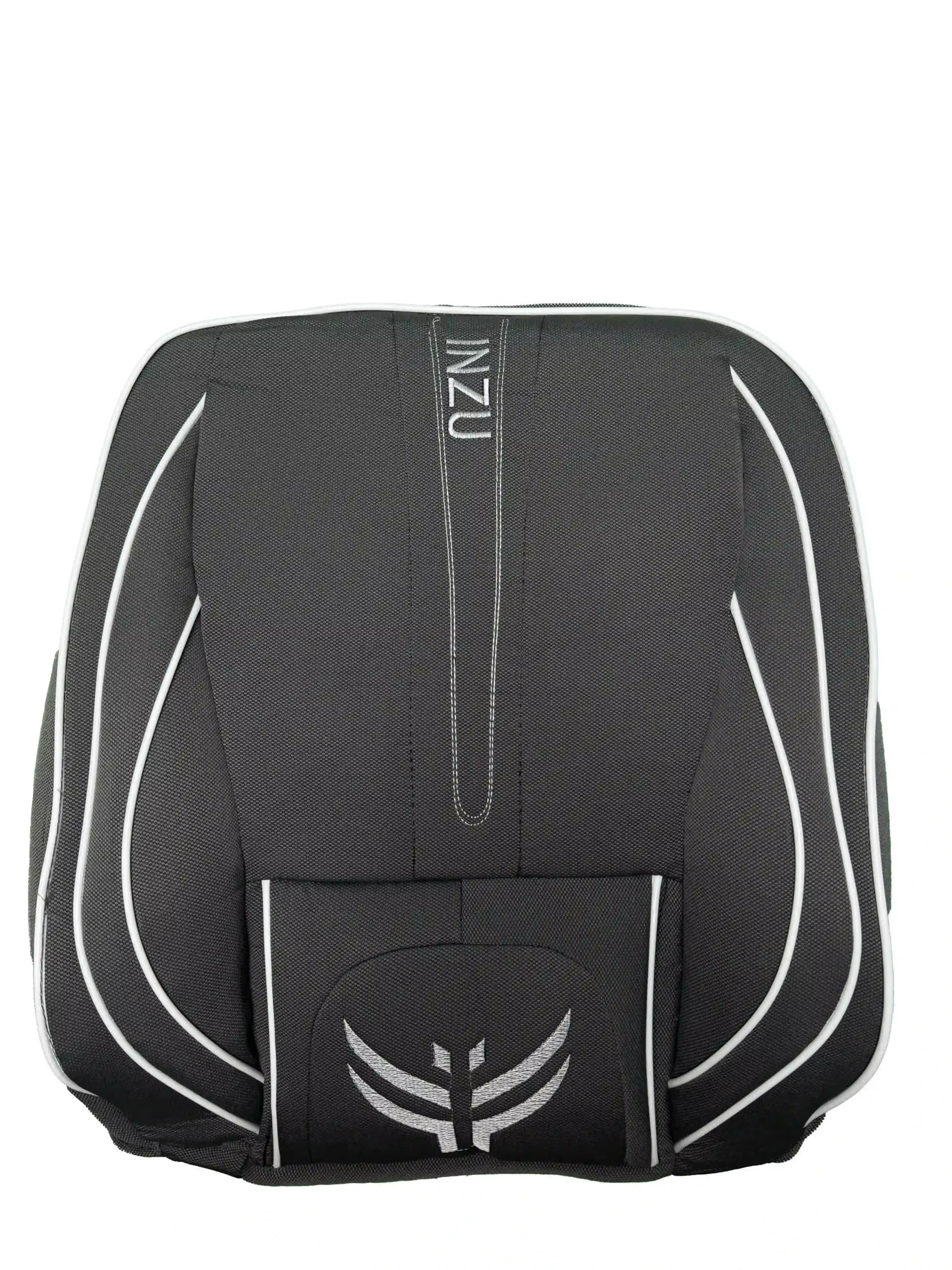 روکش صندلی ساینا جودون طرح انزو بالشتکدار طوسی مغزی سفید
