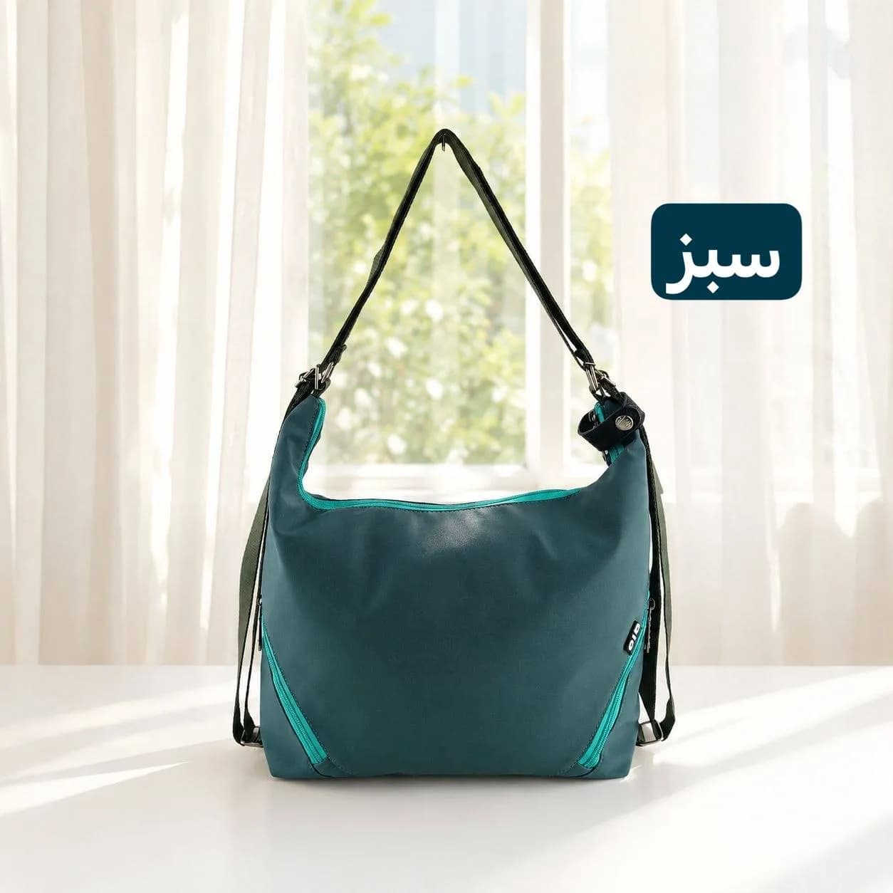 کیف دخترانه دو کاره کوله و کیف دستی پارچه ای ورزشی روزمره — تصویر ۶
