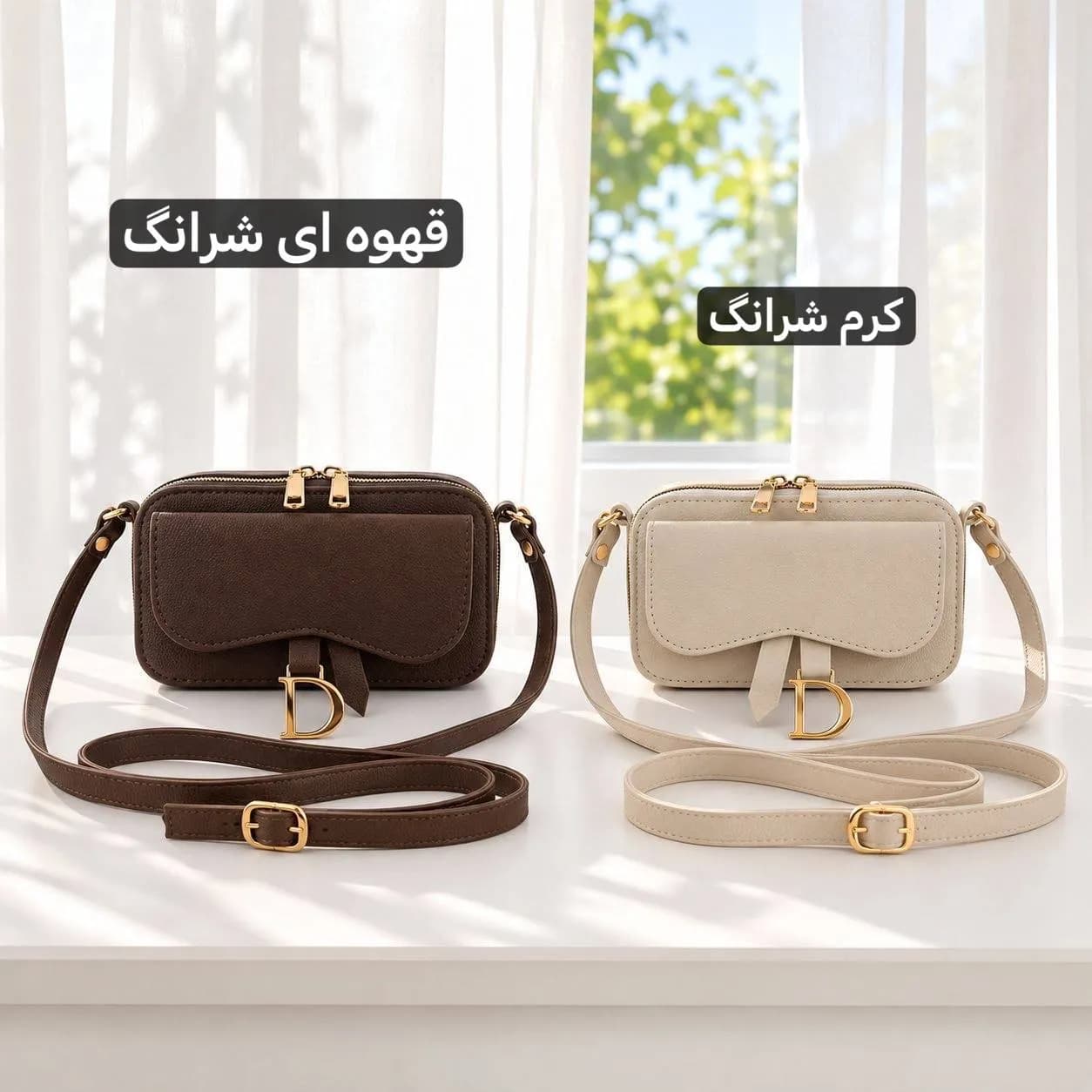 کیف پاسپورتی چرم مصنوعی زنانه روزمره و مهمانی — تصویر ۶