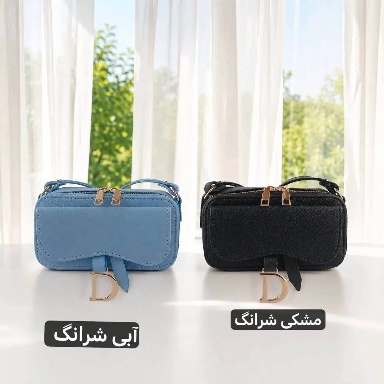 کیف پاسپورتی چرم مصنوعی زنانه روزمره و مهمانی — تصویر ۵