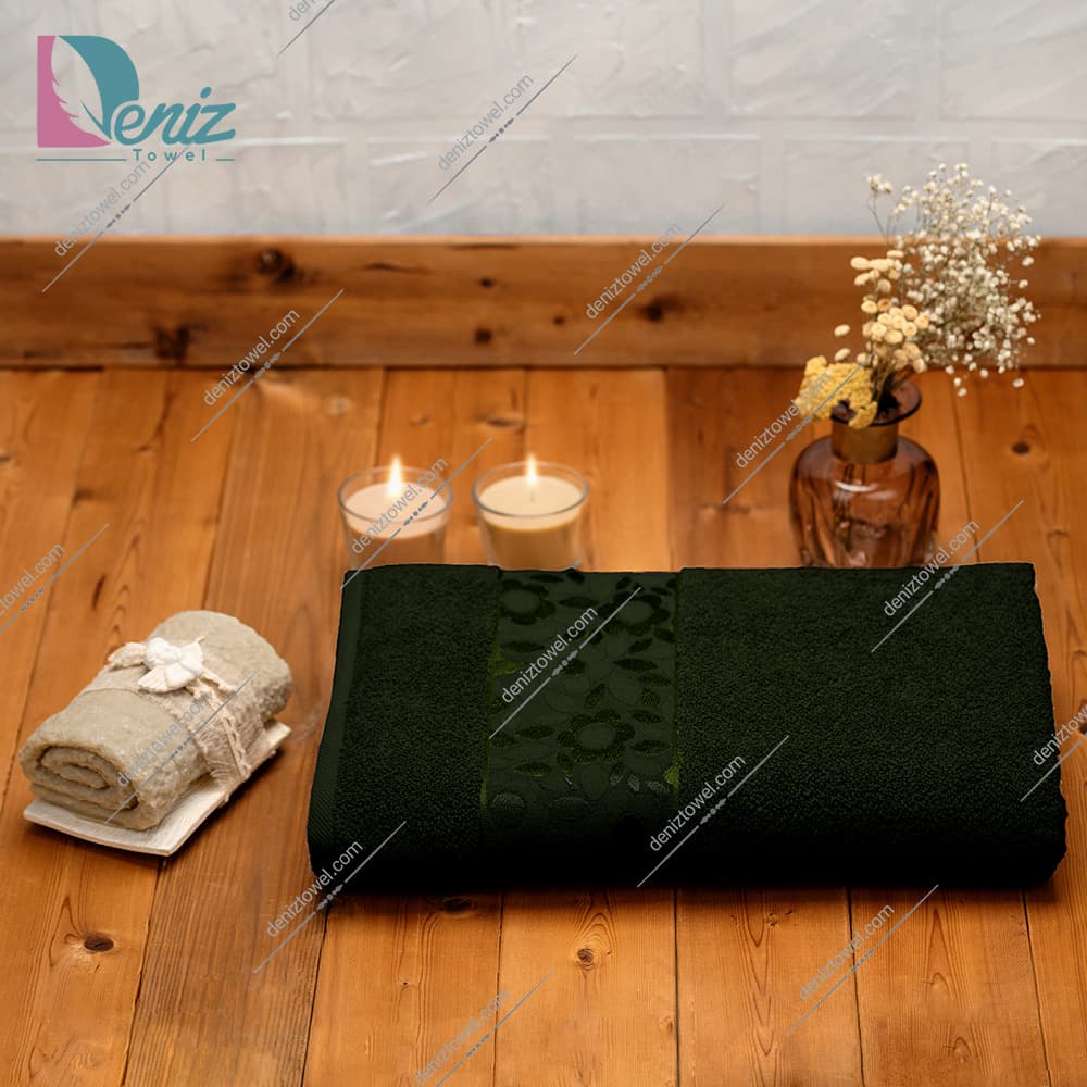 حوله استخری طرح سورپرایز رنگ یشمی تیره