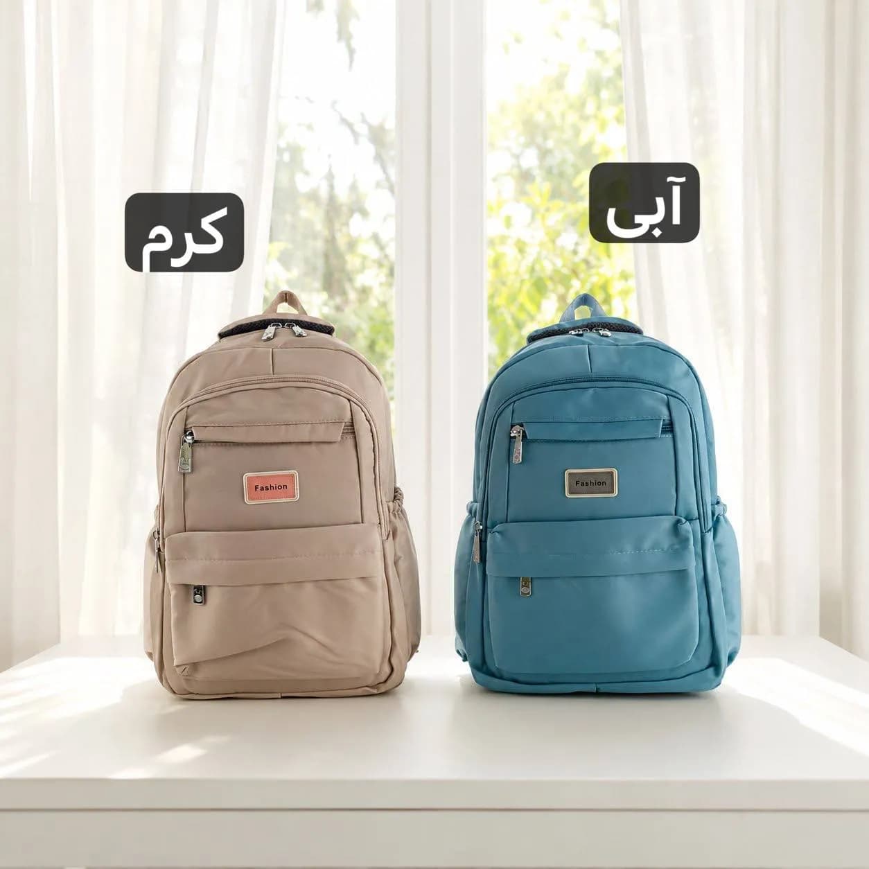 کوله پشتی مدرسه و دانشگاه جنس کجراه خارجی ابعاد 45x30x10 سانتیمتر — تصویر ۹