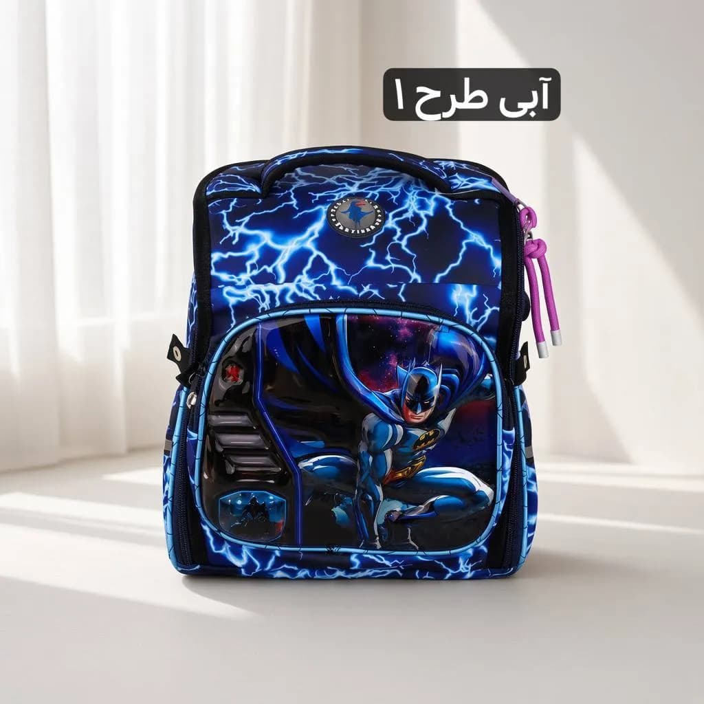 کوله پشتی پارچه ای مدرسه و دانشگاه ابعاد 48 در 31 سانتیمتر — تصویر ۹