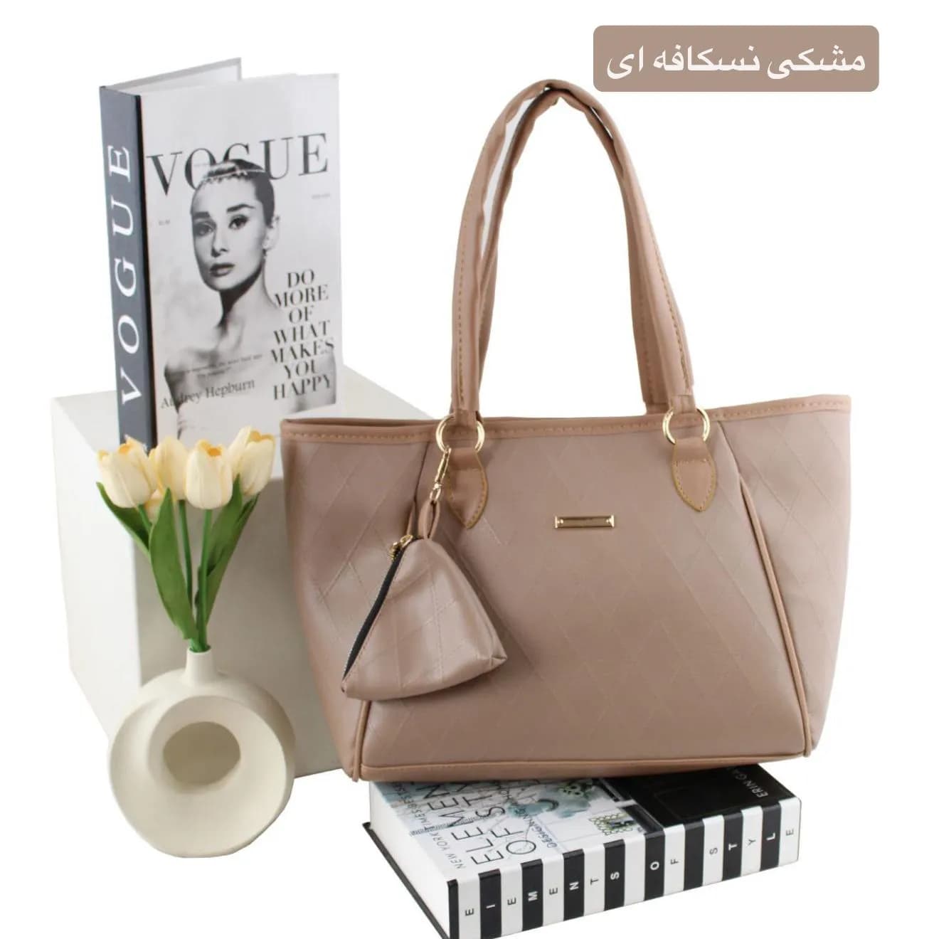کیف زنانه چرم مصنوعی روزمره و مهمانی — تصویر ۵