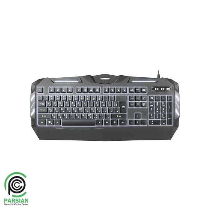 کیبورد مخصوص بازی گرین مدل GK403 — تصویر ۱۰