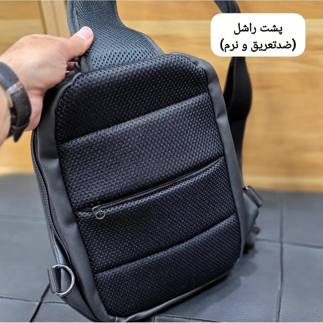 بادی بگ هاردکیس سه بعدی بنج ضد آب مدل قفل دار مناسب آقایان و خانم ها — تصویر ۹