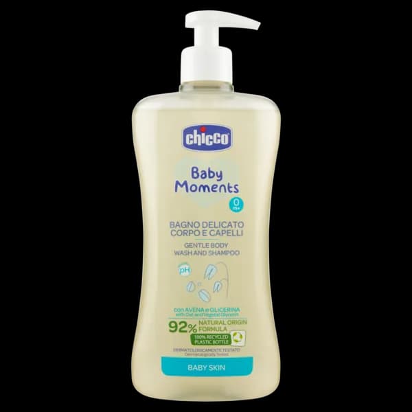 شامپو سر و بدن کودک حاوی جو دو سر %92 چیکو سفارش اروپا و امریکا Chicco — تصویر ۷