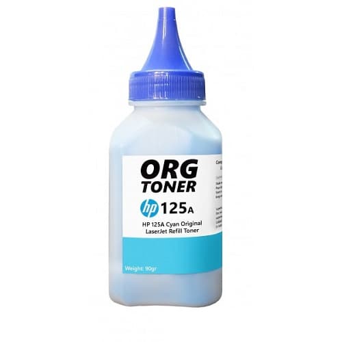 تونر شارژ 90g کارتریج اچ پی 125A آبی Toner HP 125A Cartridge Cyan
